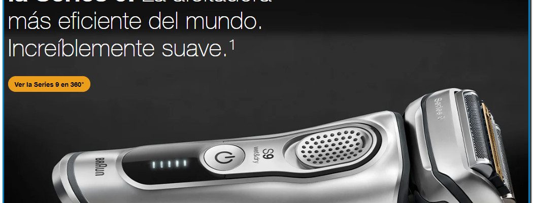Braun Series 9 es la afeitadora eléctrica más eficiente del mundo: los 5 elementos de corte atrapan más pelo de una pasada para ofrecer un afeitado perfecto