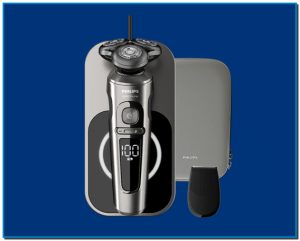 La máquina de afeitar eléctrica S9000 Prestige de Philips se ha diseñado para deslizarse suavemente sobre la piel