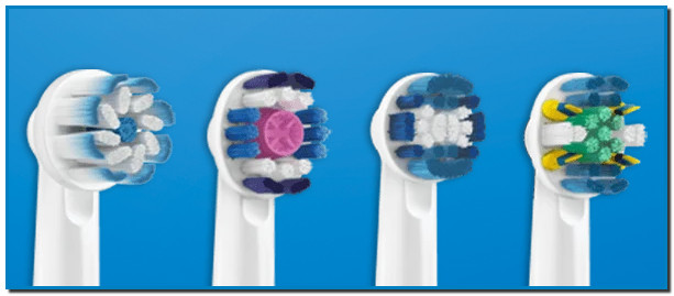 Cabezales de recambio para cepillos de dientes