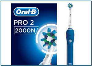Oral-B PRO 2 2000N CrossAction Cepillo De Dientes Eléctrico. Experimenta Oral-B PRO 2 de la marca n.º 1 recomendada por dentistas en todo el mundo