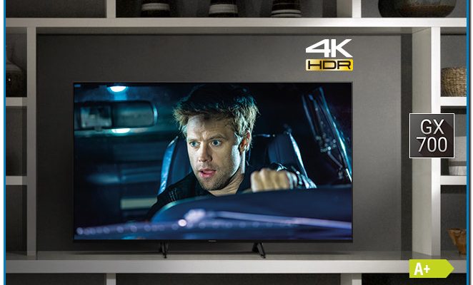 COMPRAR Televisores TV LED TX-65GX700 LED 4K de 2019 con tecnología Bright Panel HDR calidad 4K HDR HDR10+ y a la función Adaptive Backlight Dimming,